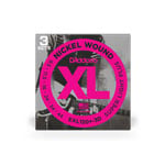 D'Addario EXL120+-3D Nickel Wound Electric Guitar Strings, Super Light Plus, 9.5-44, 3 Sets
