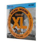 D'Addario EXL140 Nickel Wound Electric Guitar Strings, Light Top/Heavy Bottom, 10-52