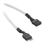 CableMod ModFlex 30cm White Sleeved Audio Cable Extension