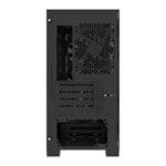 Montech AIR 100 ARGB Tempered Glass micro ATX Case with 4x RGB Fans Black