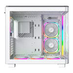 Montech KING 95 PRO White Dual Chamber Mid Tower PC Case with 6 ARGB Fans