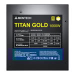 Montech TITAN GOLD 1000W PCIE 5 80+ GOLD Quiet  Fully Modular Power Supply/PSU ATX3.0