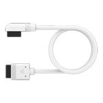 CORSAIR iCUE LINK 600mm Straight/Slim 90° Cable - White