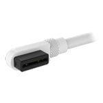 CORSAIR iCUE LINK 600mm Straight/Slim 90° Cable - White