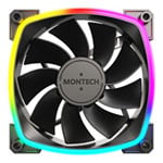 Montech RX120 PWM Black 120mm Reversible ARGB Case Fan
