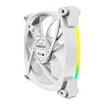 Montec RX120 PWM White 120mm Reversible ARGB Case Fan