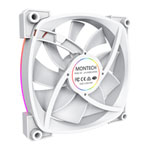 Montech AX140 PWM White 140mm ARGB Case Fan