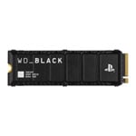 WD Black SN850P Heatsink Official PS5 4TB M.2 PCIe 4.0 NVMe SSD/Solid State Drive PS5/PC
