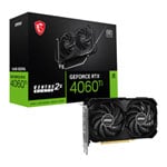 MSI NVIDIA GeForce RTX 4060 Ti 16GB VENTUS 2X BLACK OC Ada Lovelace Graphics Card