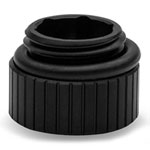 EK-Quantum Torque Black Micro MF 7mm Extender Fitting