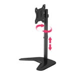 Xclio Single Monitor Arm for upto 32" Monitors Height/Tilt/Swivel/Rotate