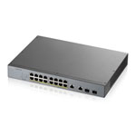 Zyxel 16-Port GS1350-18HP Smart Managed PoE Gigabit Switch with GbE Uplink