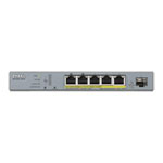 Zyxel 5-Port GS1350-6HP Smart Managed PoE Gigabit Switch with GbE Uplink