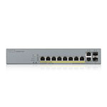 Zyxel 8-Port GS1350-12HP Smart Managed PoE Gigabit Switch with GbE Uplink