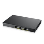 Zyxel 24-Port GS1900-24EP Smart Managed Gigabit PoE+ Switch 130W