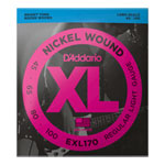 D'Addario EXL170 Nickel Wound Bass Guitar Strings, Light, 45-100, Long Scale