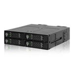 ICY DOCK ToughArmor 4 Bay M.2 NVMe SSD PCIe 4.0 Mobile Rack Enclosure for External 5.25" Drive Bay