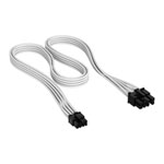 Corsair Premium White Individually Sleeved PCIe Single Connector Type-5 PSU Cable