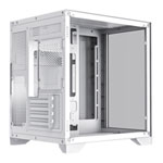 GameMax Mini Infinity Tempered Glass White Micro-ATX PC Gaming Case