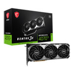 MSI NVIDIA GeForce RTX 4070 Ti VENTUS 3X E1 OC 12GB Ada Lovelace Graphics Card