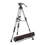 Manfrotto Nitrotech 612 Fluid Head & 645 Fast Twin Aluminium Tripod