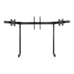 Elite Freestanding Complete Triple Monitor Stand - Black