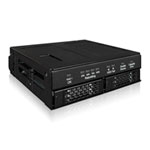 ICY DOCK ToughArmor 2 Bay 2.5”  SATA HDD/SSD Mobile Rack Enclosure For External 5.25" Bay