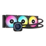 Corsair iCUE H150i ELITE LCD XT 360mm Intel/AMD Refurbished CPU Liquid Cooler Black