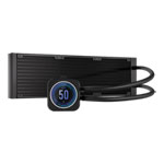 Corsair iCUE H150i ELITE LCD XT 360mm Intel/AMD Refurbished CPU Liquid Cooler Black