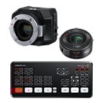 Blackmagic Design Micro Studio Camera 4K G2 Bundle with LUMIX G 14