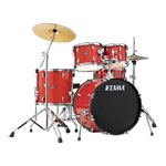 Tama STAGESTAR, 22” 5pc Kit with Hardware w/ ZP1418, Candy Red Sparkle