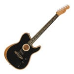 (Open Box) Fender - Acoustasonic Telecaster, Black