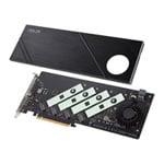 ASUS Hyper M.2 PCIe x16 Gen 5 NVMe Card with 4x M.2 Slots