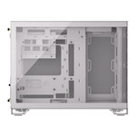 Corsair 2500D AIRFLOW White Dual Chamber Tempered Glass Micro ATX PC Case
