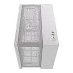 Corsair 2500D AIRFLOW White Dual Chamber Tempered Glass Micro ATX PC Case