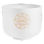 Meinl Sonic Energy Solfeggio Crystal Singing Bowl 8"", Mi 528 Hz, Note C5