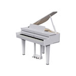 Roland GP-6 Digital Baby Grand Piano with Bench - Polished White