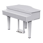 Roland GP-6 Digital Baby Grand Piano with Bench - Polished White