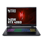 Acer Nitro 5 NH.QLFEK.002 17.3" Full HD IPS 144Hz Core i7 RTX 4060 Open Box Gaming Laptop