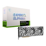 MSI NVIDIA GeForce RTX 4070 SUPER 12GB GAMING X SLIM WHITE Ada Lovelace Graphics Card