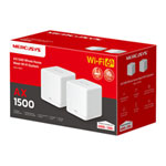 Mercusys Dual-Band Halo H60X 2 Pack AX1500 WiFi Mesh System