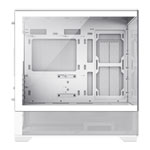 GameMax Vista Mini White MicroATX PC Case with 3x Dual-Ring Infinity Fans