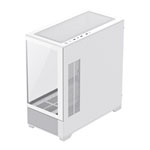 GameMax Vista Mini White MicroATX PC Case with 3x Dual-Ring Infinity Fans