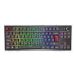 Montech MKey TKL RGB Darkness Gateron Red Switch Mechanical Gaming Keyboard