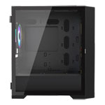 Vida Cyclone Black Tempered Glass Micro-ATX PC Gaming Case