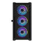 Vida Cyclone Black Tempered Glass Micro-ATX PC Gaming Case
