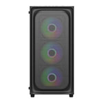 CiT Orion Black Mid Tower Tempered Glass PC Gaming Case