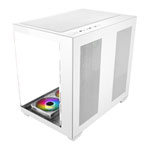 CiT Vision White Mid Tower Tempered Glass PC Gaming Case
