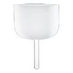 Meinl 10" Crystal Singing Bowl with Handle, Note F4, Heart Chakra - CSBH10F
