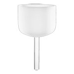Meinl 8" Crystal Singing Bowl with Handle, Note B4, Crown Chakra - CSBH8B